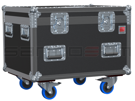 Santosom Monitor Flight Case, 2x DB Technologies M12-4 Plus