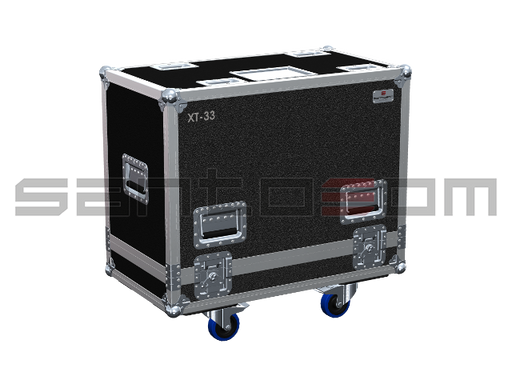 Santosom Monitor  Flight Case, P/ 2 Monitores Fohhn( X-TOP XT-33) 380x400x600