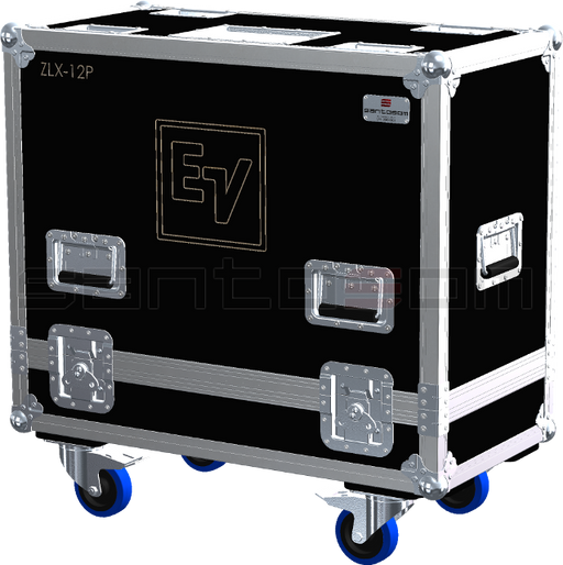 Santosom Monitor  Flight Case, 2x EV Audio ZLX-12P