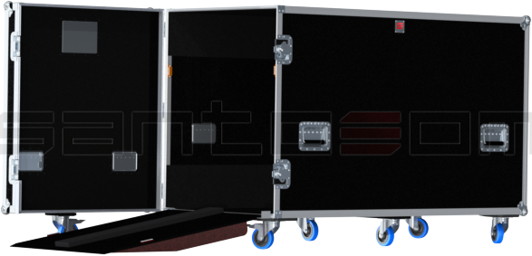 Santosom Orchestra Flight Case PRO, Vibrafone (150x81x93 cm)