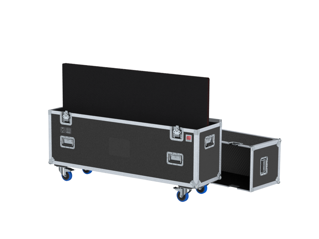 Santosom Display Flight case PRO, 1-2 Screen 58" (142x14x82 UID)