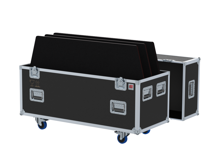 Santosom Display Flight case PRO, 4 Screen (132x10x74 UID)