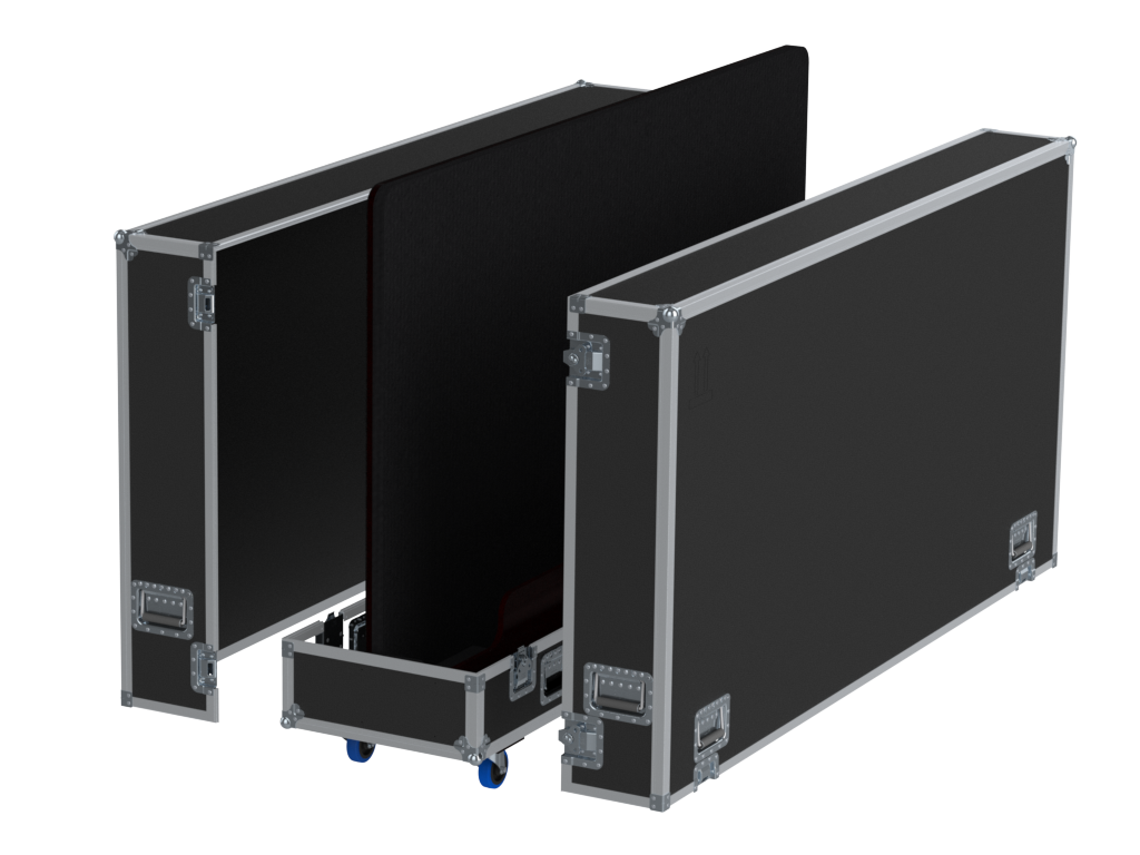 Santosom Display Flight case PRO-3, 1 Screen (222x11x127 UID)