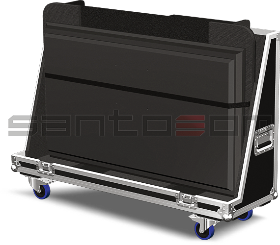 Santosom Display Flight Case Universal, LCD Max: 1270x110x825