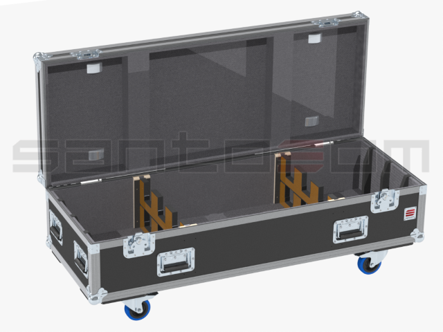 Santosom Projector Flight Case PRO, 6x Showtec Sunstrip Tricorno