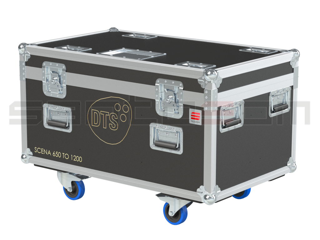 Santosom Projector Flight case PRO, 6x DTS Scena 650/1000/1200+clamp+Barndoor