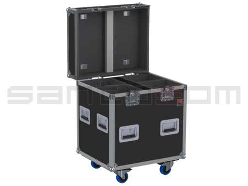 Santosom Projector Flight case PRO, 4x ETC S4 19°, 26°, 36° & 50° + Access.