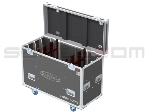 Santosom Projector Flight case PRO, 12x Showtec Sunstrip Active