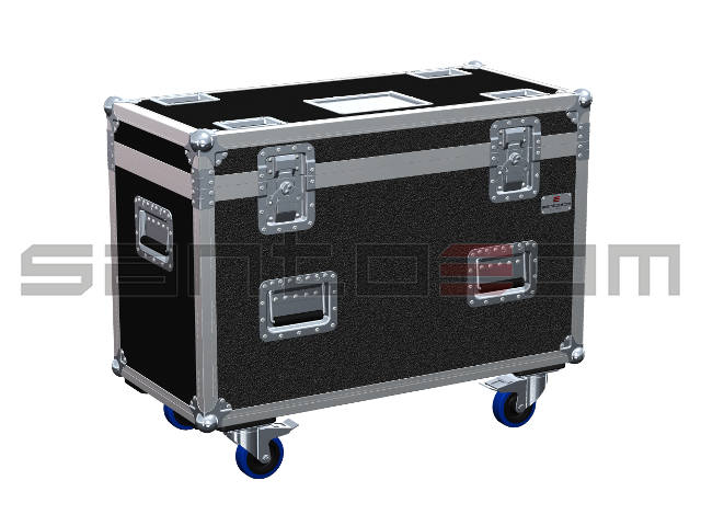 Santosom Projector Flight case PRO, 2x Arri 2 KW True Blue ST2