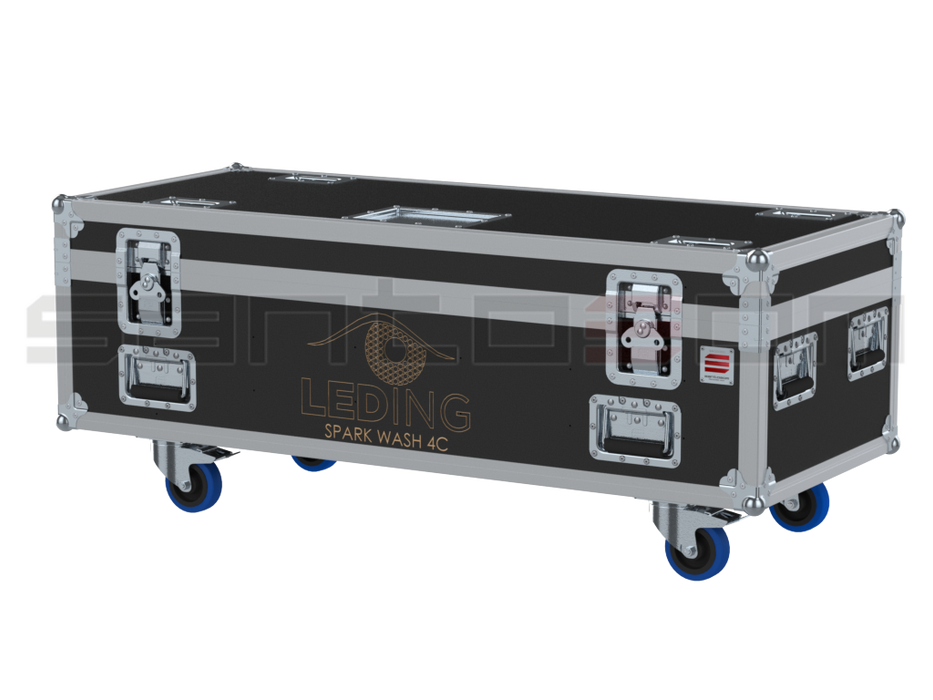 Santosom Projector Flight case PRO, 6x Leding Spark Wash 4C