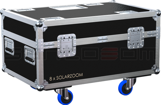 Santosom Projector  Flight Case PRO, 8x Leding SolarZoom RGBW