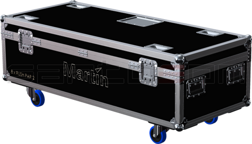 Santosom Projector  Flight case, 8x Martin Rush PAR-2 + Access.