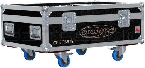 Santosom Projector Flight Case PRO, 12x Showtec Club Par 12/6 RGBWAUV