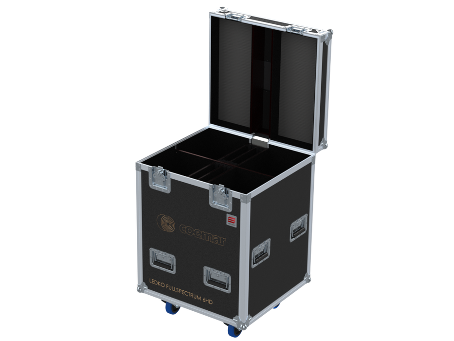 Santosom Projector Flight case PRO, 4x COEMAR Ledko Fullspectrum 6HD