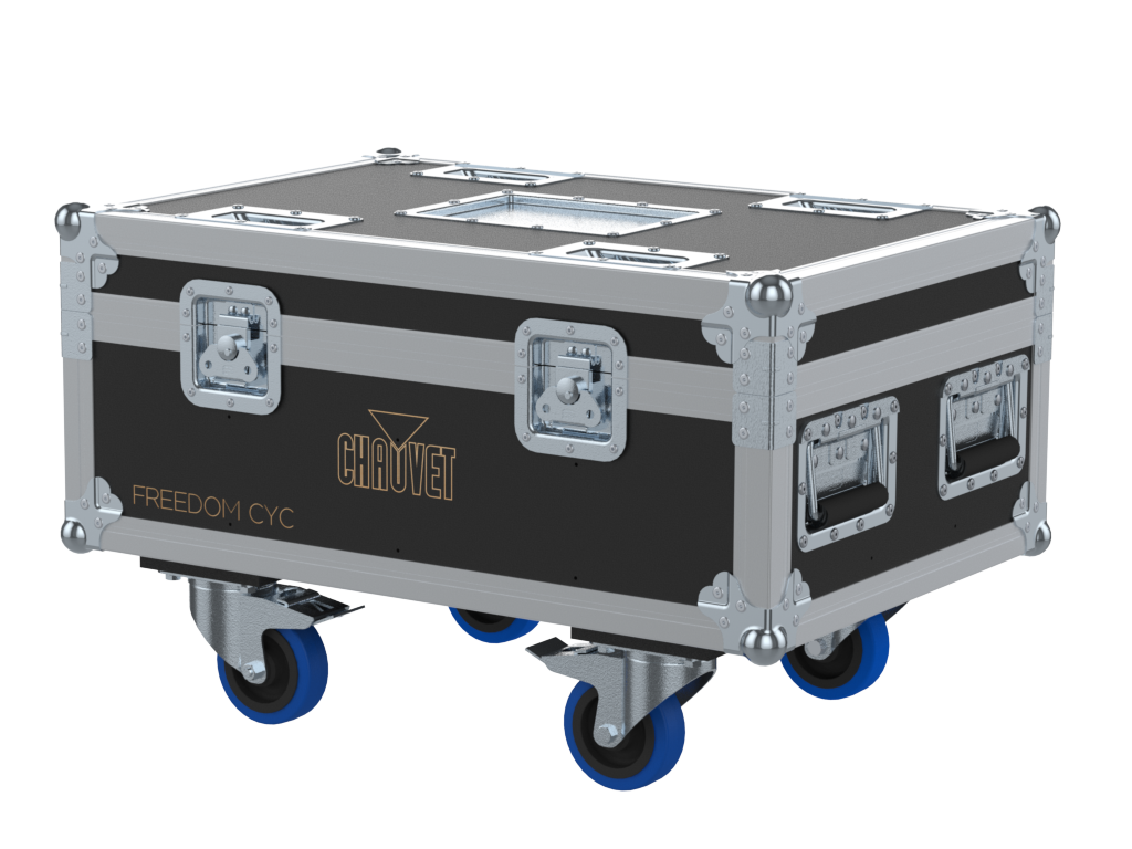 Santosom Projector Flight case PRO, 8x Chauvet Freedom CYC