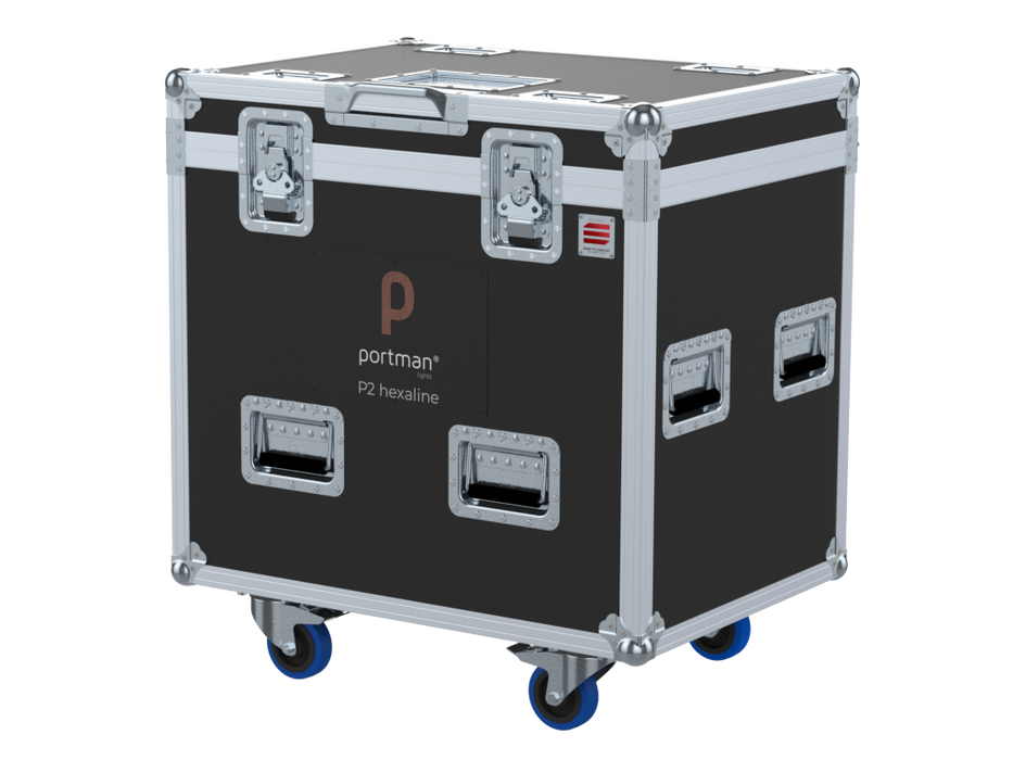 SANTOSOM Projector  Flight case PRO, 2x Portman P2 Hexaline / EVO
