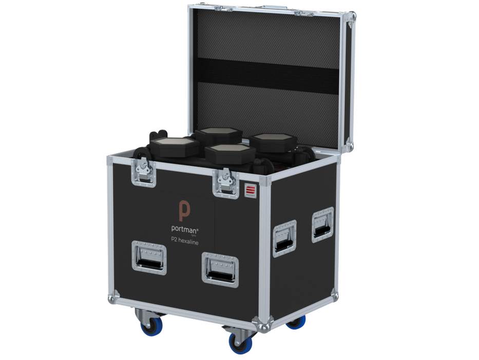 SANTOSOM Projector  Flight case PRO, 2x Portman P2 Hexaline / EVO