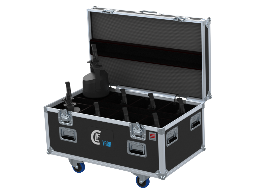 Santosom Projector Flight case PRO, 8x CLF Yara