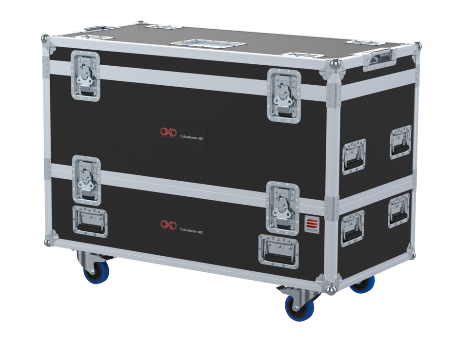 Santosom Flight case PRO-3, 16x OXO Colourbeam480