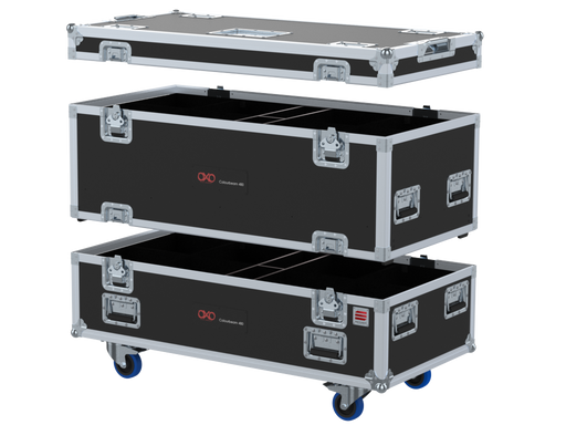 Santosom Flight case PRO-3, 16x OXO Colourbeam480