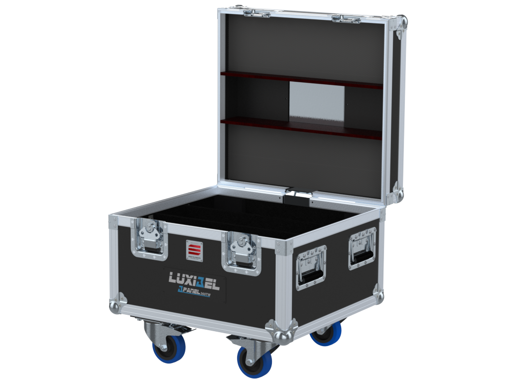 Santosom Projector Flight case PRO, 2x Luxibel B PANEL360TW