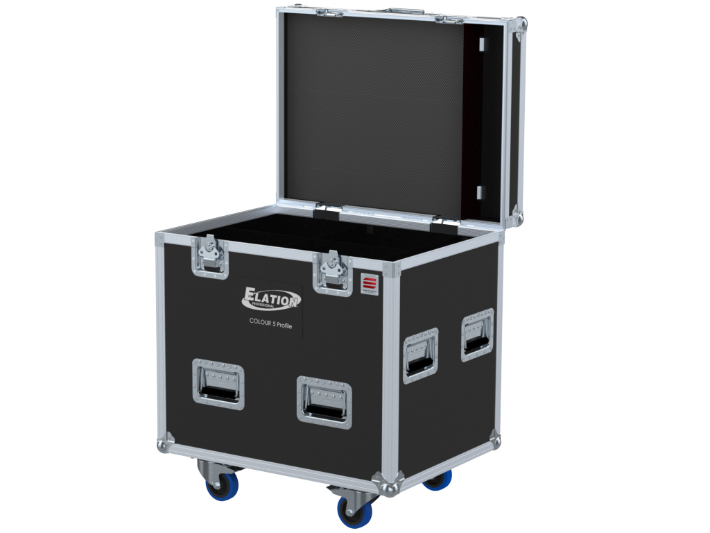 Santosom Projector Flight case PRO, 4x Elation COLOUR 5 Profile + Access.