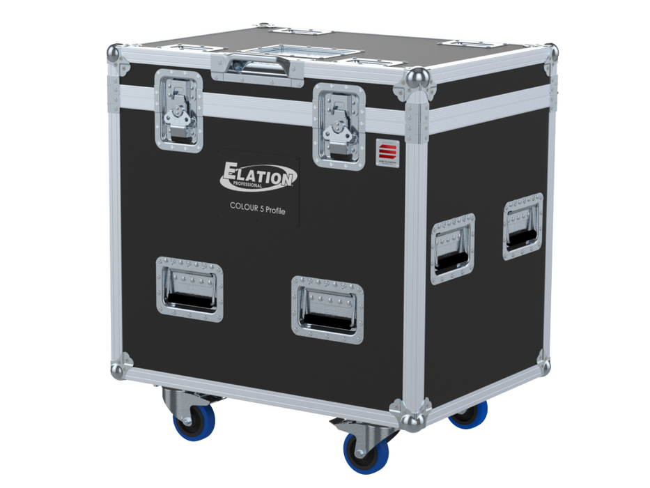 Santosom Projector Flight case PRO, 4x Elation COLOUR 5 Profile + Access.