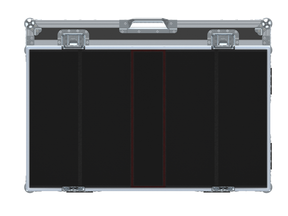 Santosom Projector Flight case PRO, 4x ELATION KL Panel (clamps on + access.)