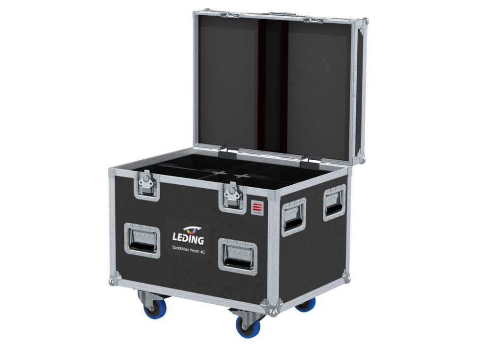 Santosom Projector Flight Case PRO, 4x Leding XPRESSION 250 RGBLA