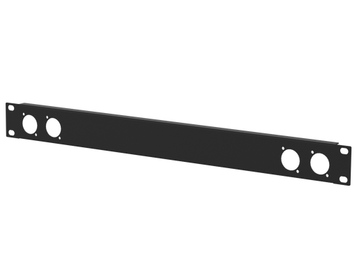 Santosom HARDWARE Rack Panel 1U, 4 D-Size (2+2)