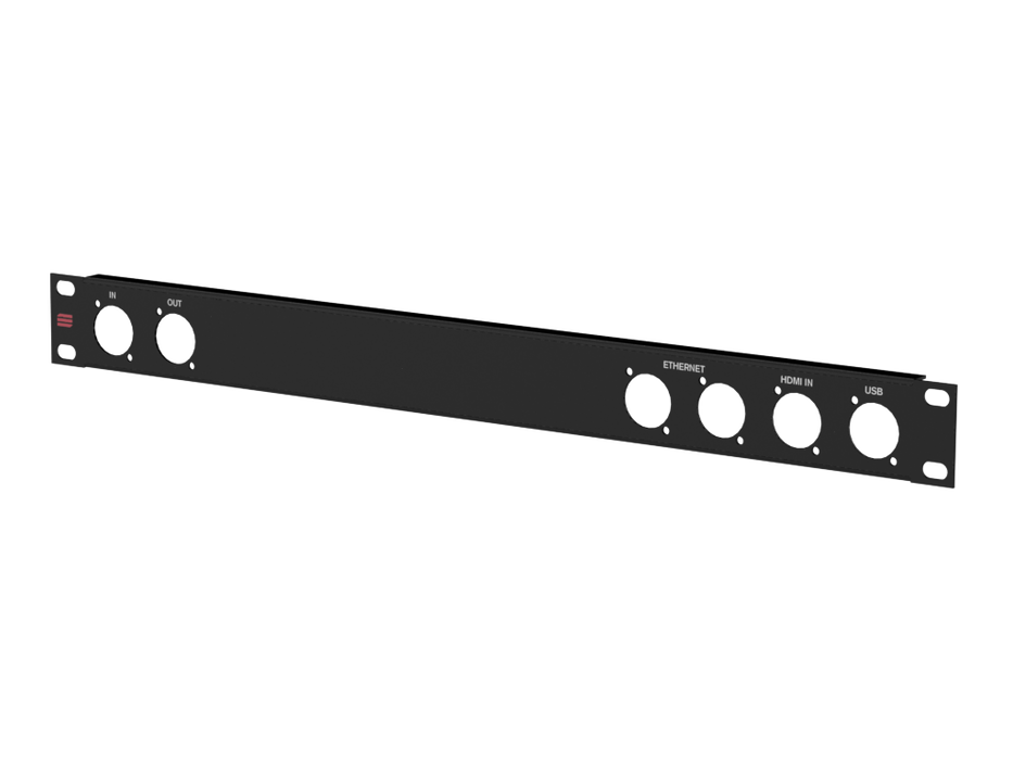 Santosom HARDWARE  Rack Panel 1U, 6xD-Size(Power,ETH,HDMI,USB)