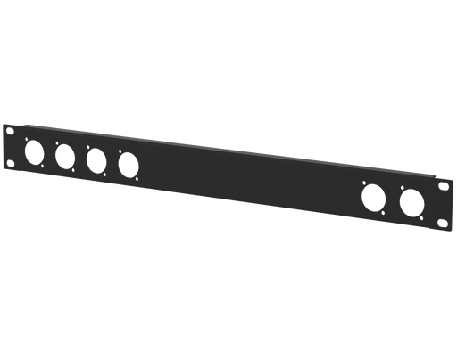 Santosom HARDWARE Rack Panel 1U, 6 D-Size (4+2)