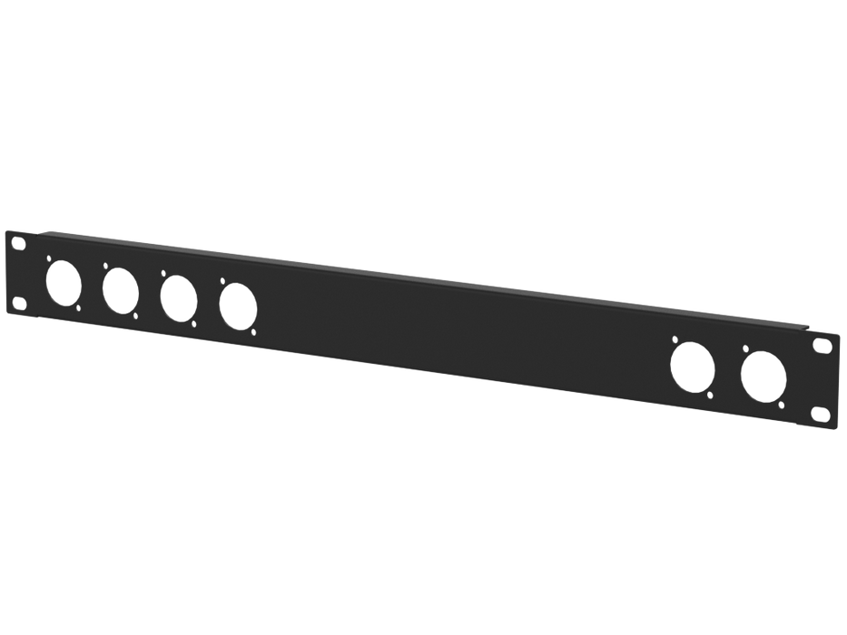 Santosom HARDWARE Rack Panel 1U, 6 D-Size (4+2)