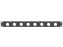 Santosom HARDWARE Rack Panel 1U, 8x D-Size (MIX 1~4)