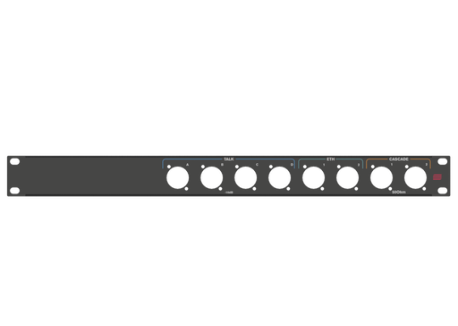 Santosom HARDWARE Rack Panel 1U, (4x-10dB+2xETH+2xCascade)