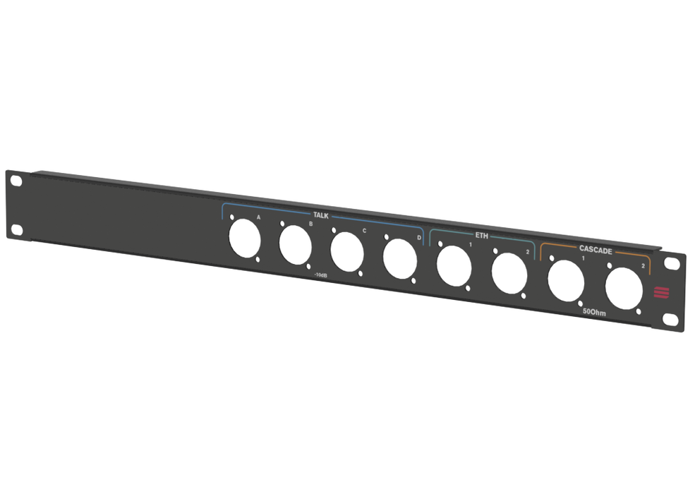 Santosom HARDWARE Rack Panel 1U, (4x-10dB+2xETH+2xCascade)