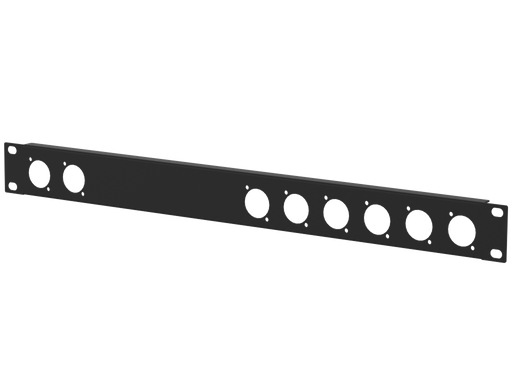 Santosom HARDWARE Rack Panel 1U, 8x D-Series (2+6)