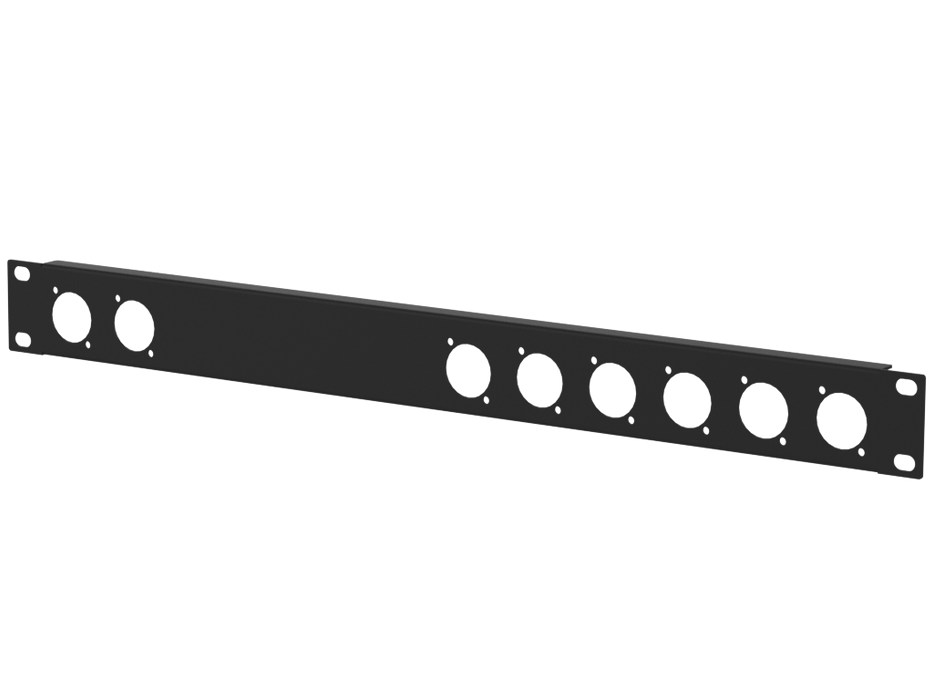 Santosom HARDWARE Rack Panel 1U, 8x D-Series (2+6)