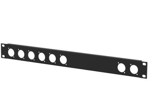 Santosom HARDWARE Rack Panel 1U, 8x D-Series (6+2)