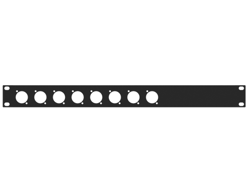 Santosom HARDWARE Rack Panel 1U, 8x D-Size