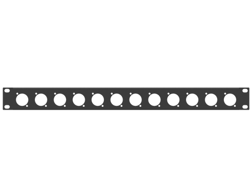 Santosom HARDWARE Rack Panel 1U, 12 D-Series