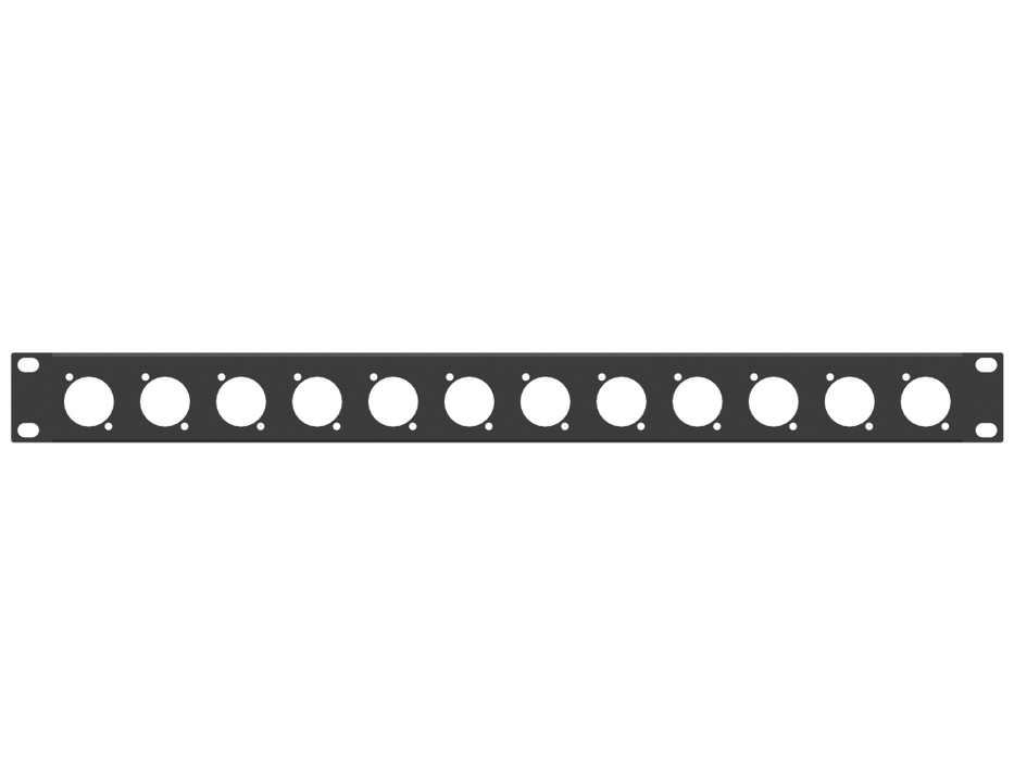 Santosom HARDWARE Rack Panel 1U, 12 D-Series