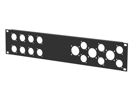 SANTOSOM HARDWARE  Rack Panel 2U,14 D-Series, 3 G-Series