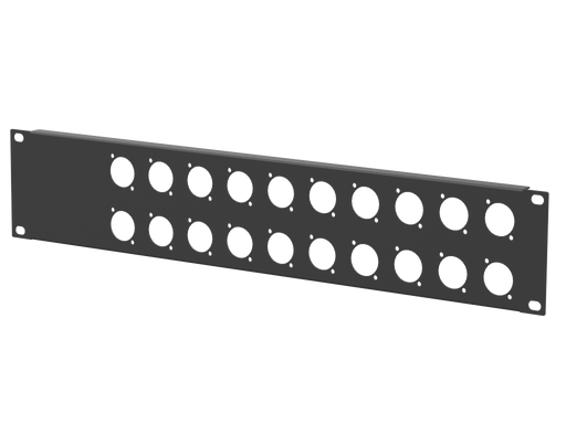 Santosom HARDWARE Rack Panel 2U, 20 D-Size