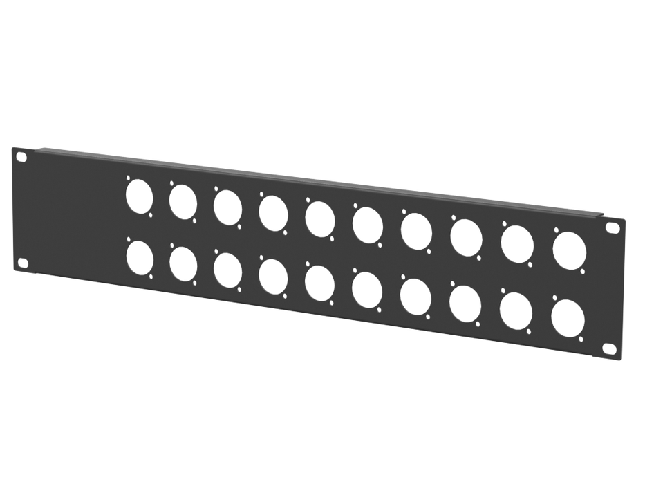 Santosom HARDWARE Rack Panel 2U, 20 D-Size