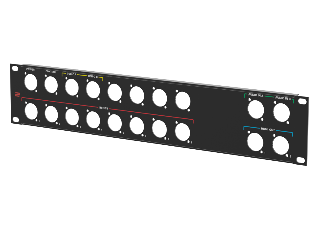 Santosom HARDWARE Rack Panel 2U, 20 D-Size