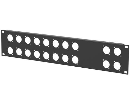 Santosom HARDWARE Rack Panel 2U, 20 D-Size (16+4)