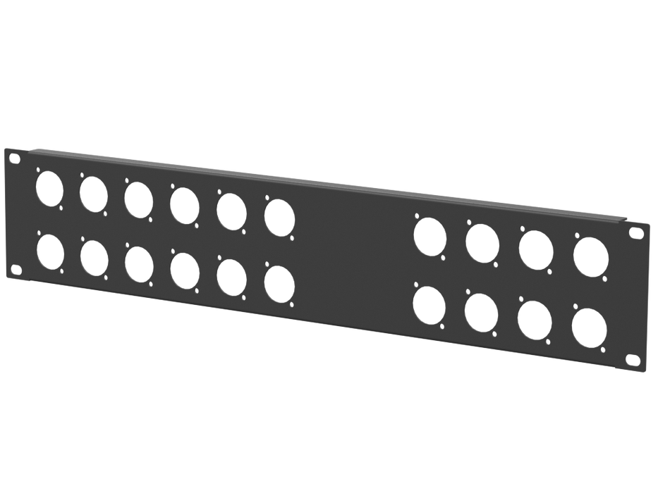 Santosom HARDWARE Rack Panel 2U, 20 D-Size (12+8)