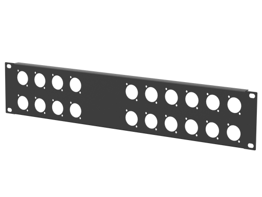 Santosom HARDWARE Rack Panel 2U, 20 D-Size (8+12)