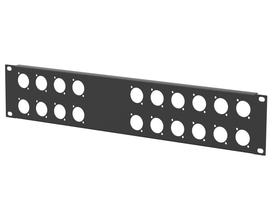 Santosom HARDWARE Rack Panel 2U, 20 D-Size (8+12)